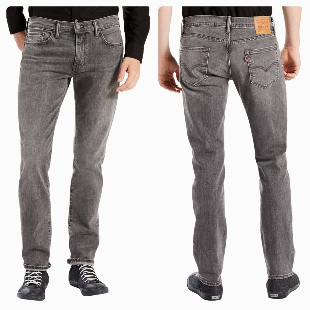 Levis 511 Slim Gray Berry Hill Wash Premium Jeans